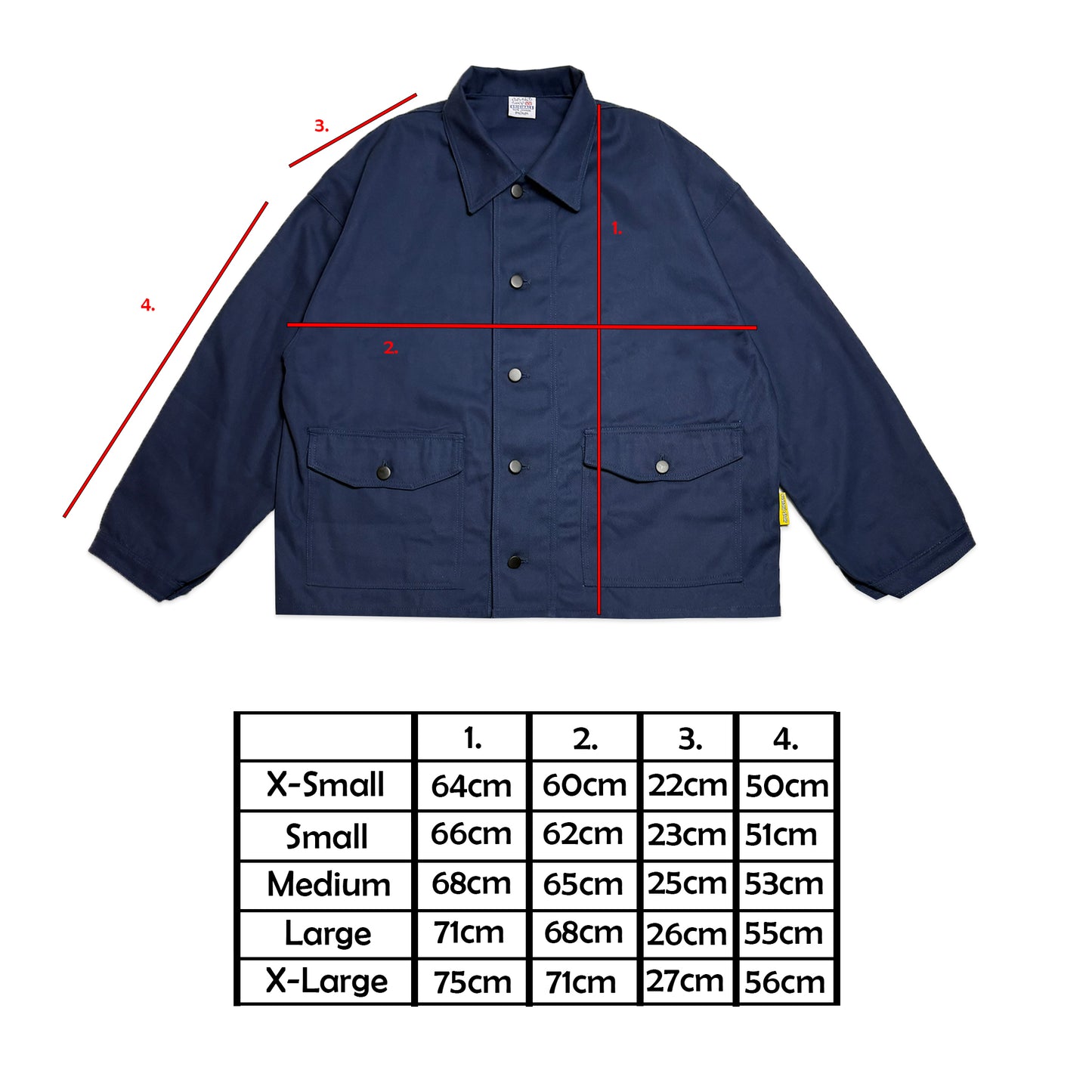Portobello II Boxy Chore Jacket | Navy