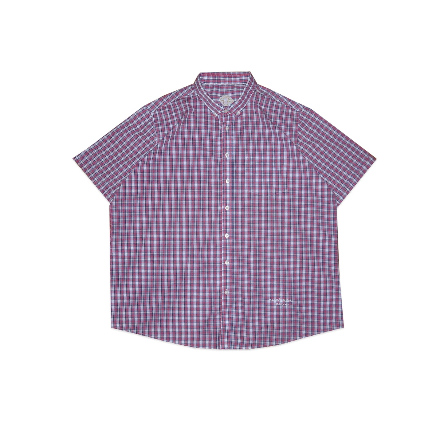 Custard Reclaimed Red Check Shirt | Size XL