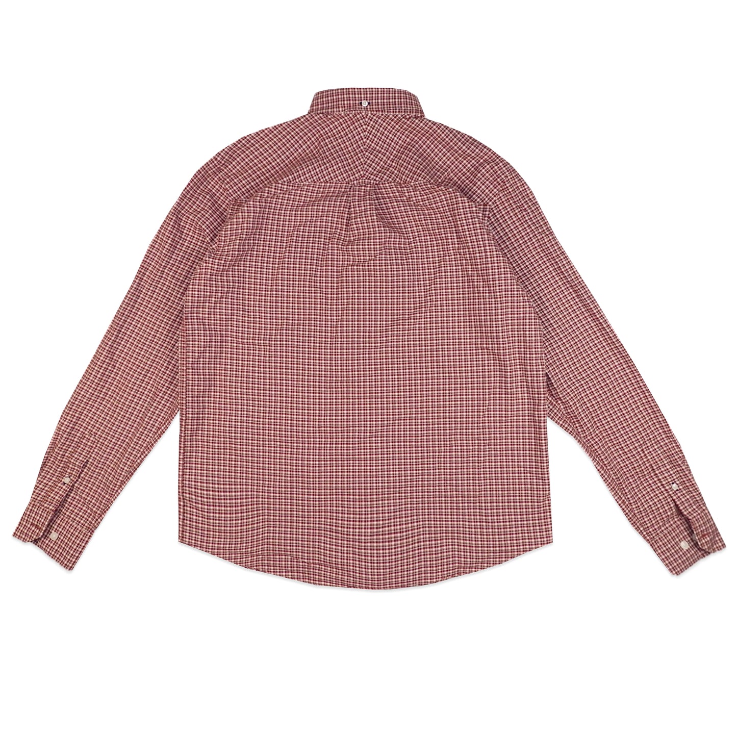 Custard Reclaimed Check Shirt | Size Medium