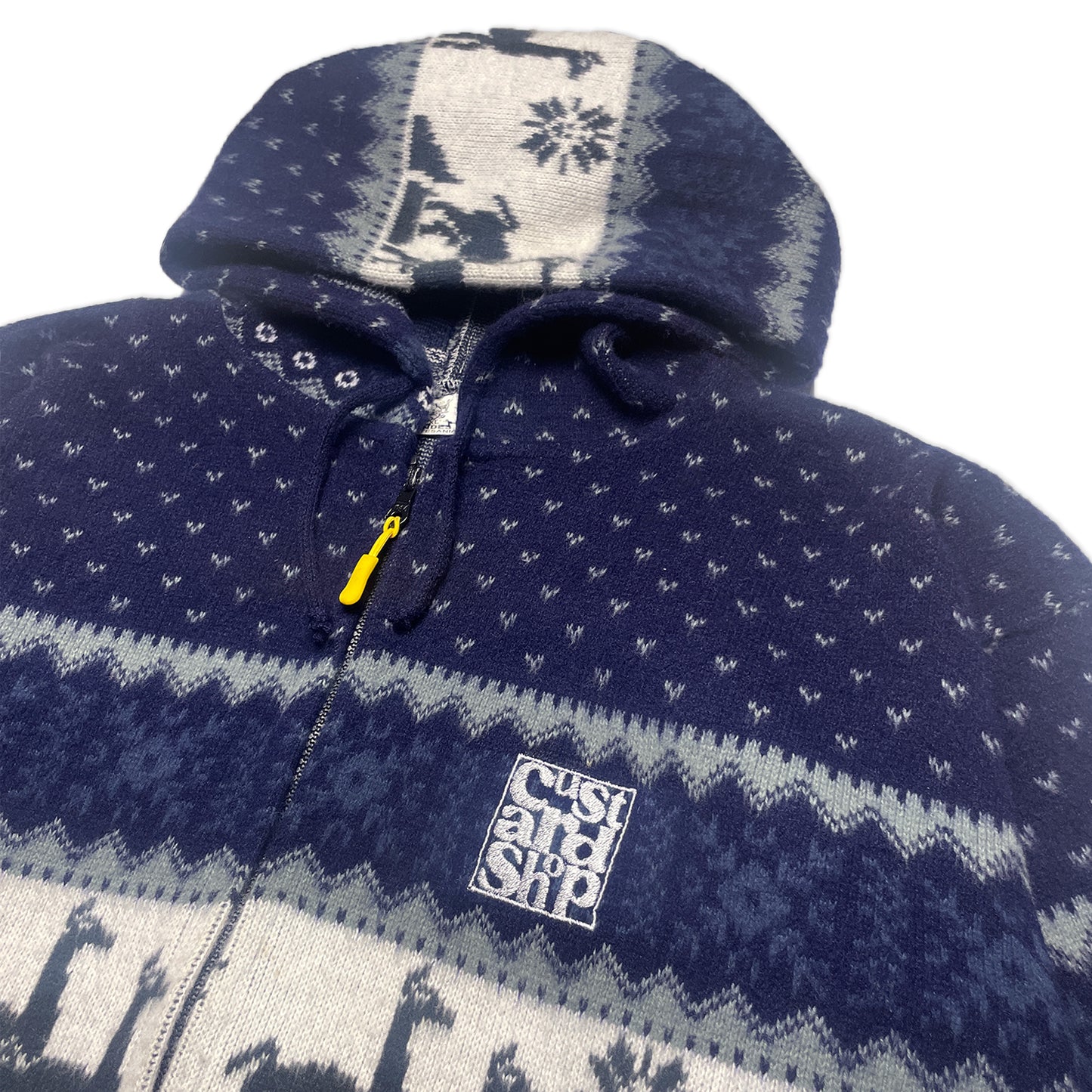 Custard Reclaimed Sherpa Fleece | Size Large