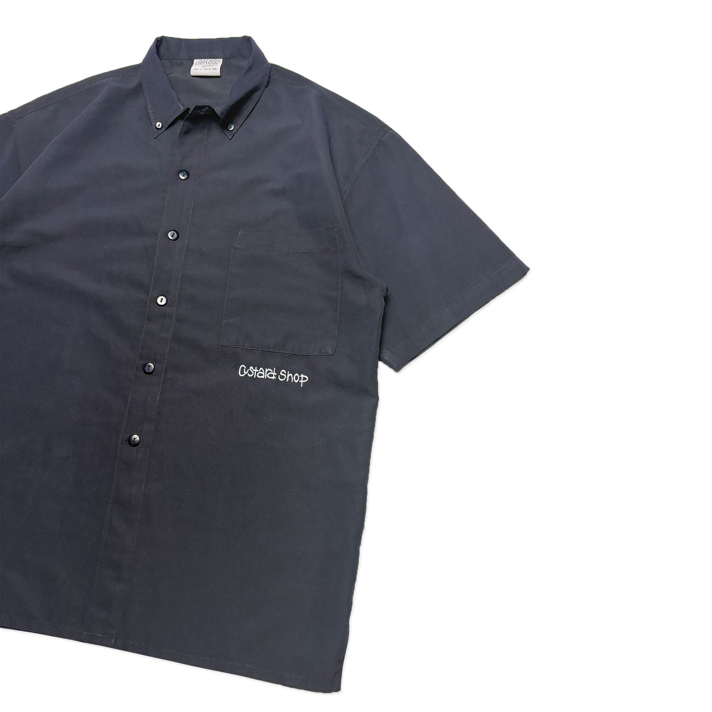 Custard Reclaimed Button Shirt | Size Medium
