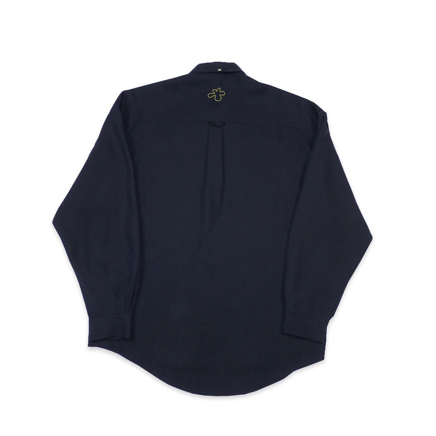 Custard Reclaimed Navy Cheesecloth Shirt | Size XL