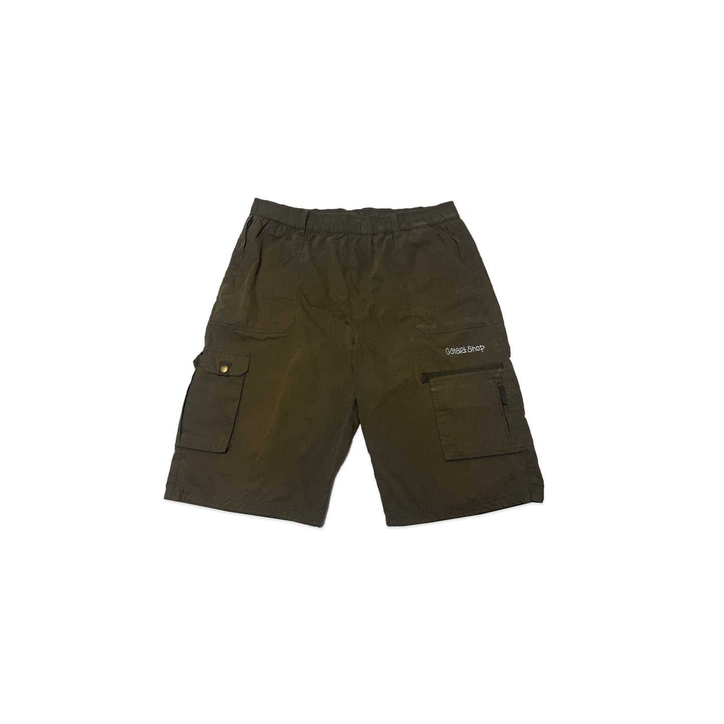 Custard Reclaimed Knee Length Shorts | Size Large