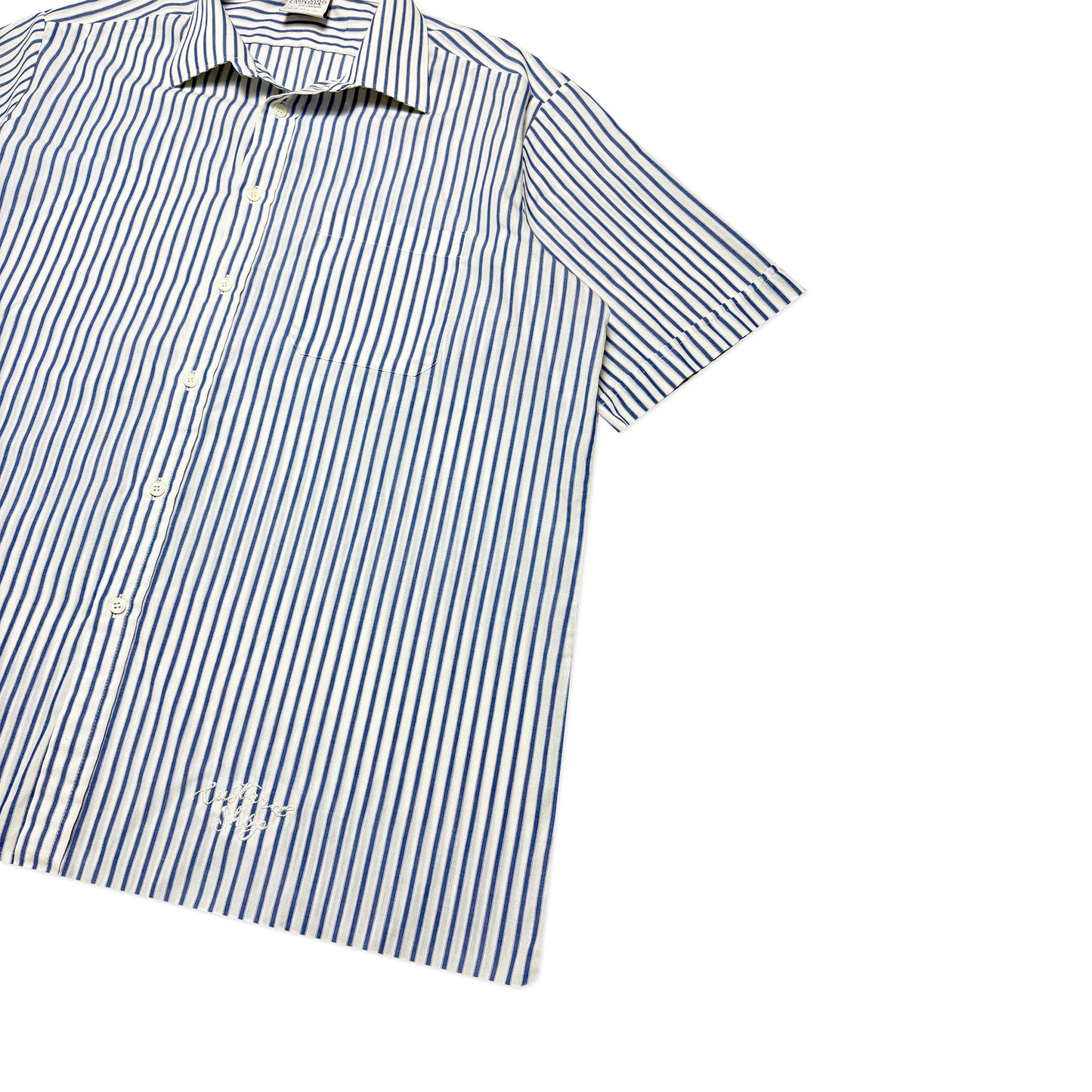 Custard Reclaimed Button Shirt | Size Medium