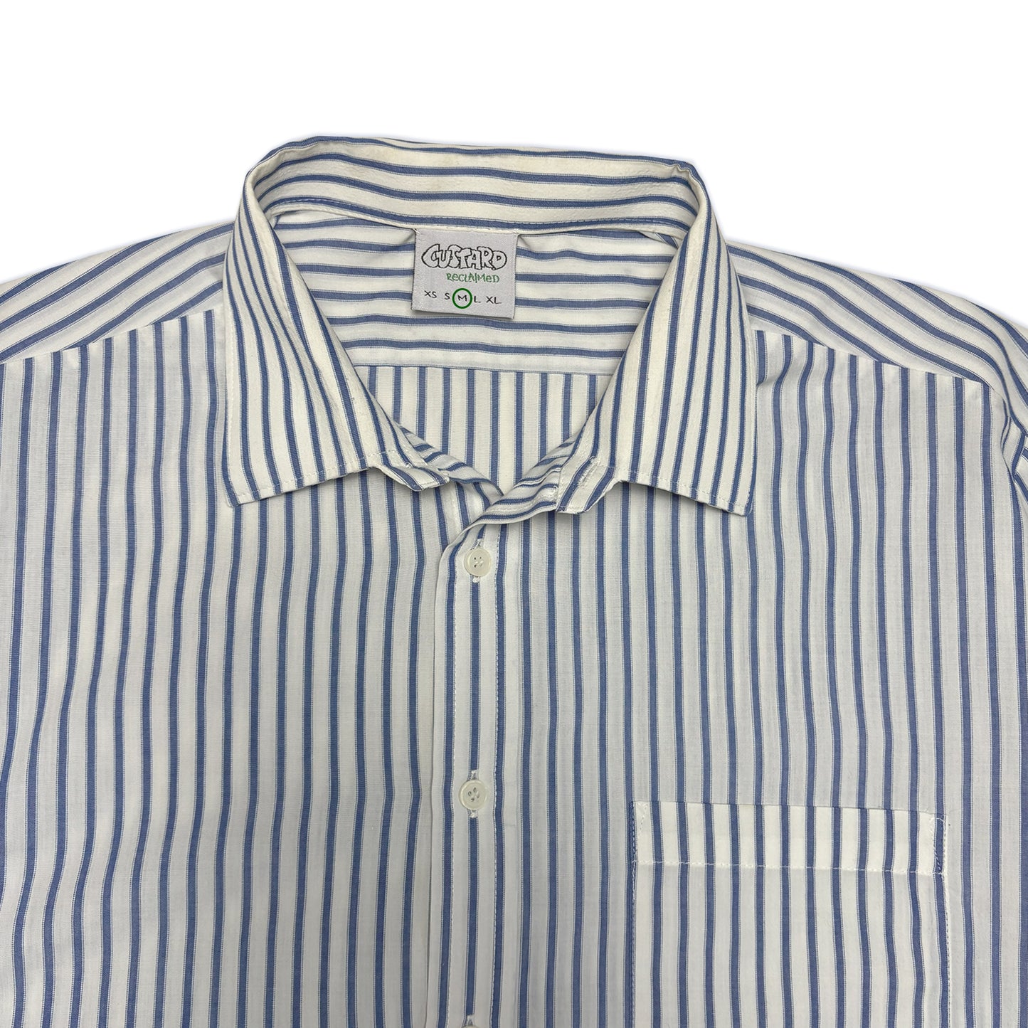 Custard Reclaimed Stripe Shirt | Size Medium