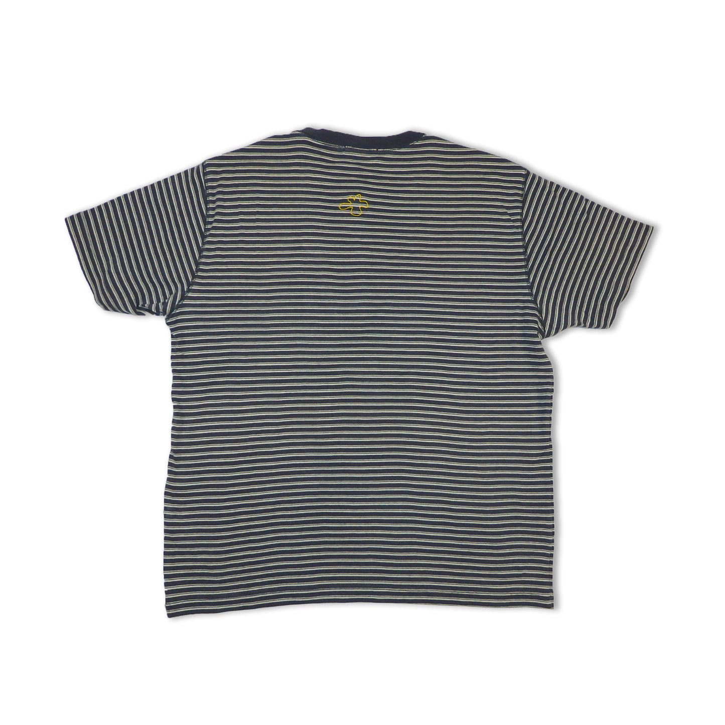 Custard Reclaimed Striped Crewneck Tee | Size Medium/Large