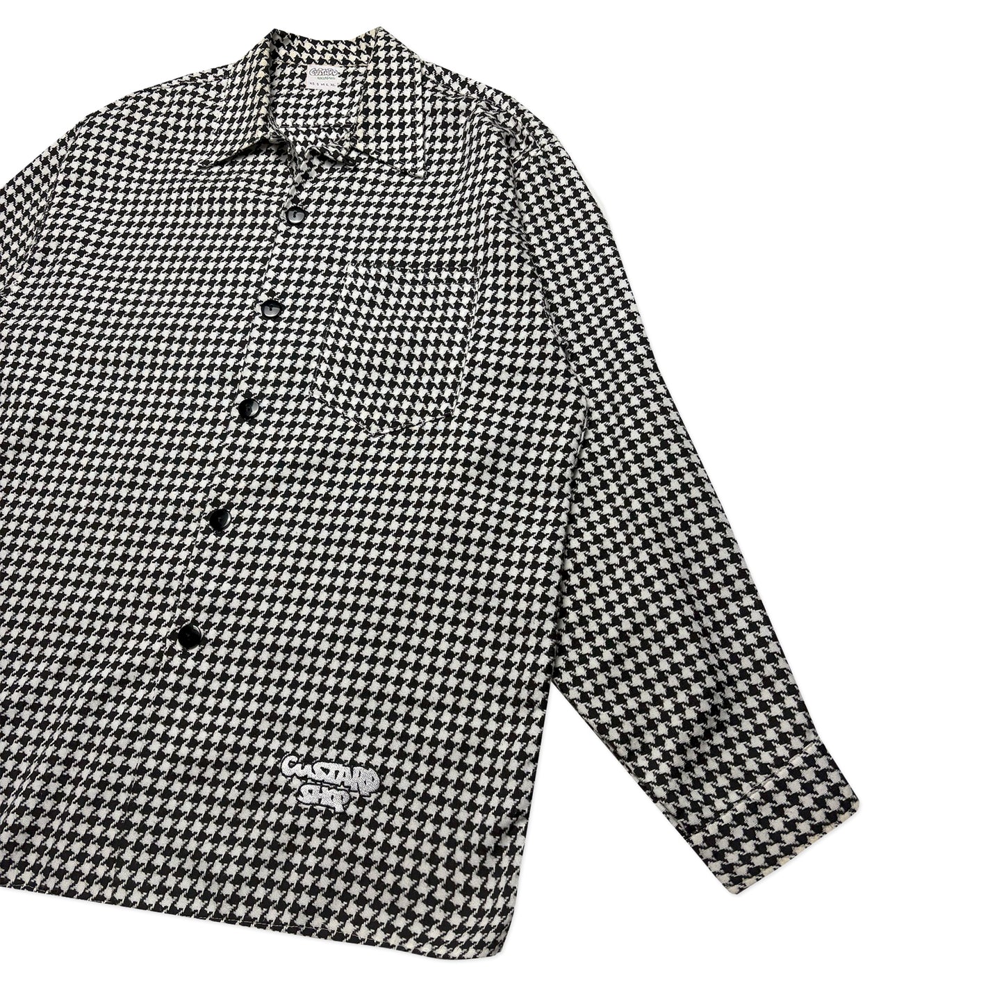 Custard Reclaimed Cheque Chore Jacket | Size Medium