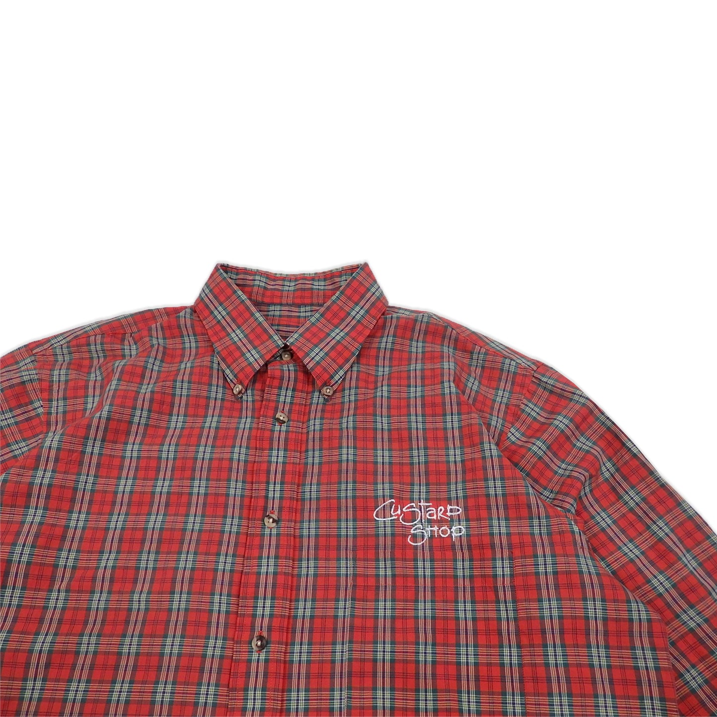 Custard Reclaimed Tartan Shirt | Size Medium