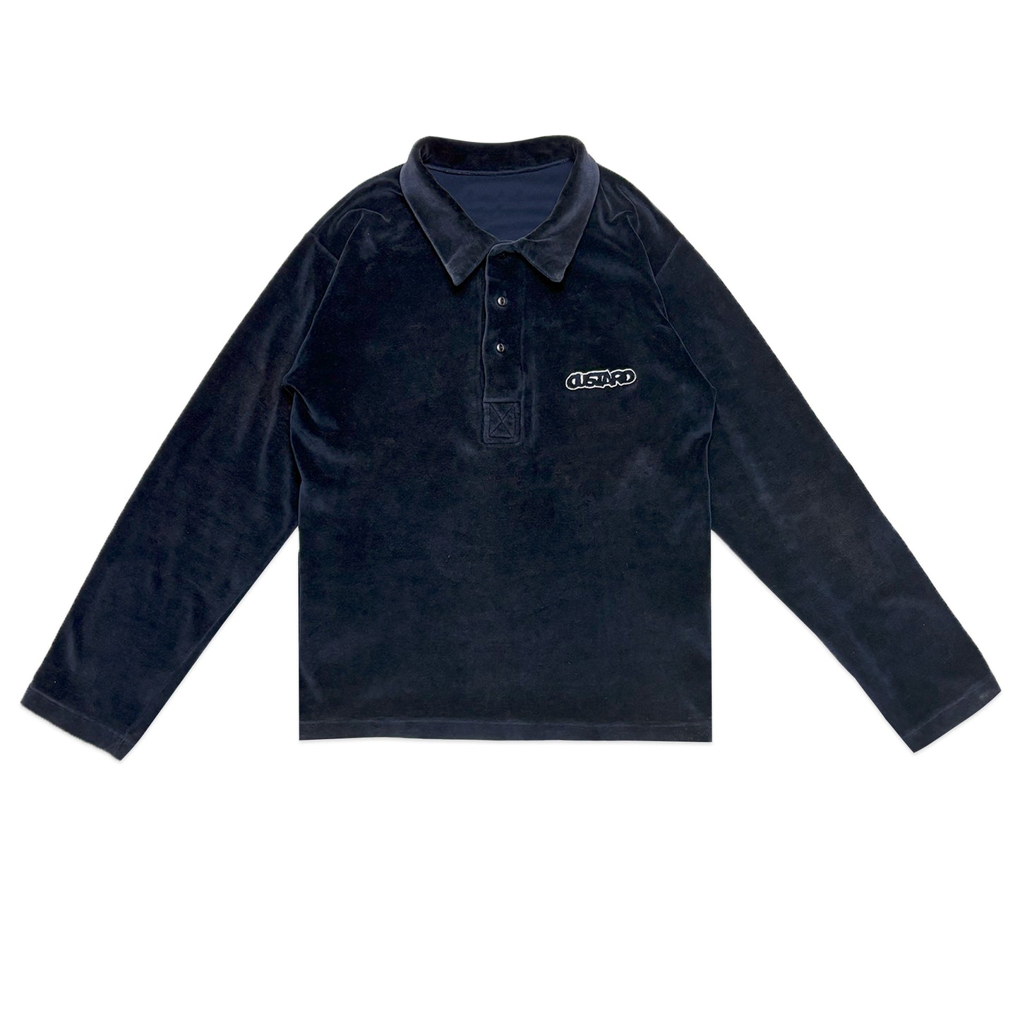Custard Reclaimed Velour Polo | Size Small