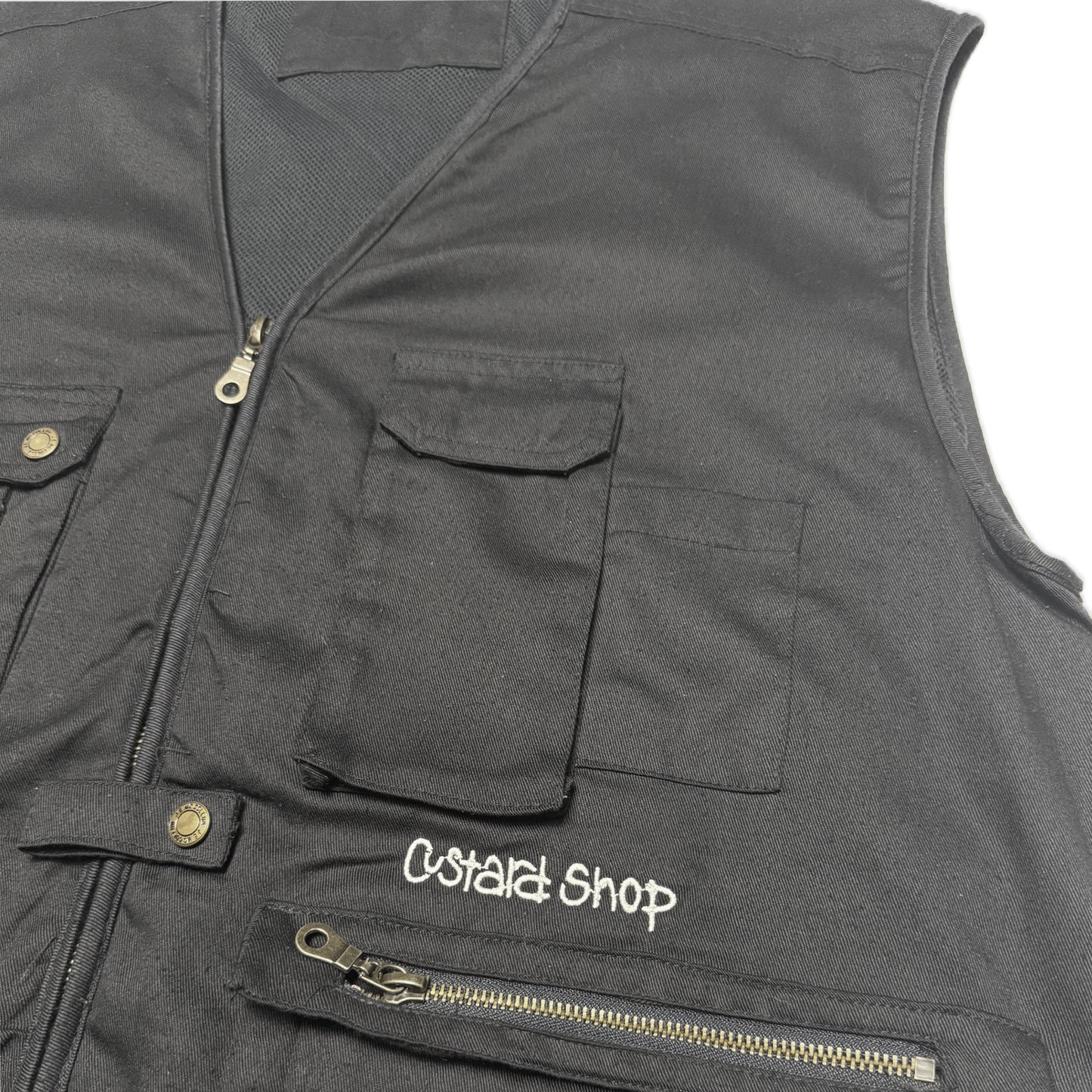 Custard Reclaimed Utility Vest | Size Large