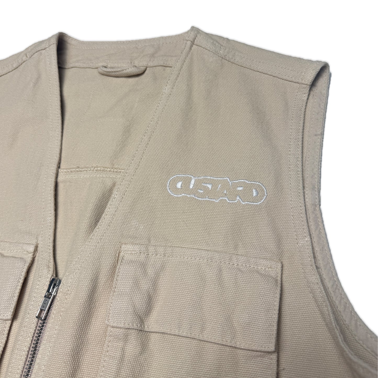 Custard Reclaimed Utility Vest | Size Small