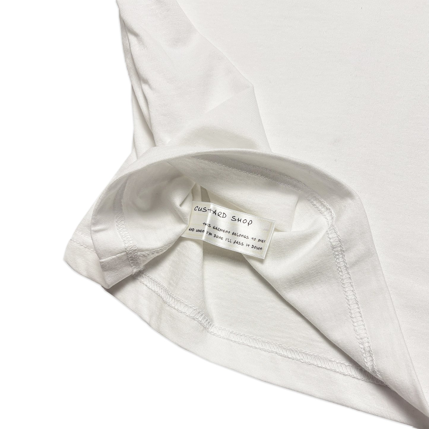 Lightweight Boxy Acid House T-Shirt | White