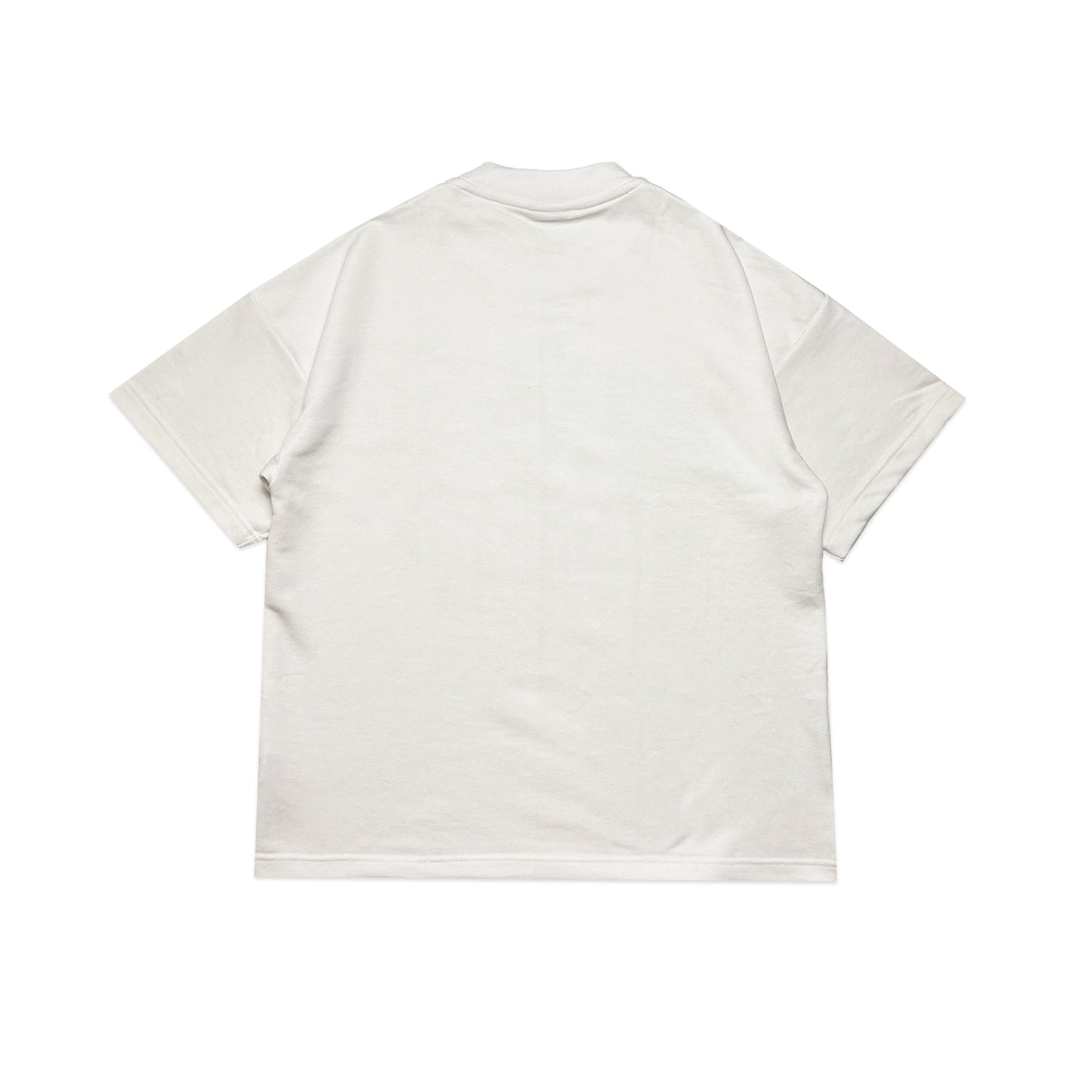 Heavyweight Graffiti Print T-Shirt | White
