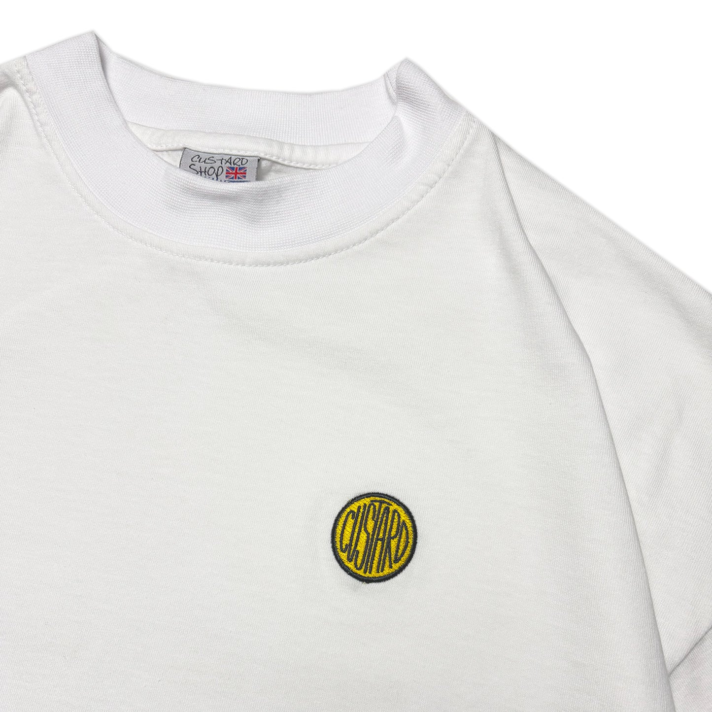 Lightweight Boxy Acid House T-Shirt | White