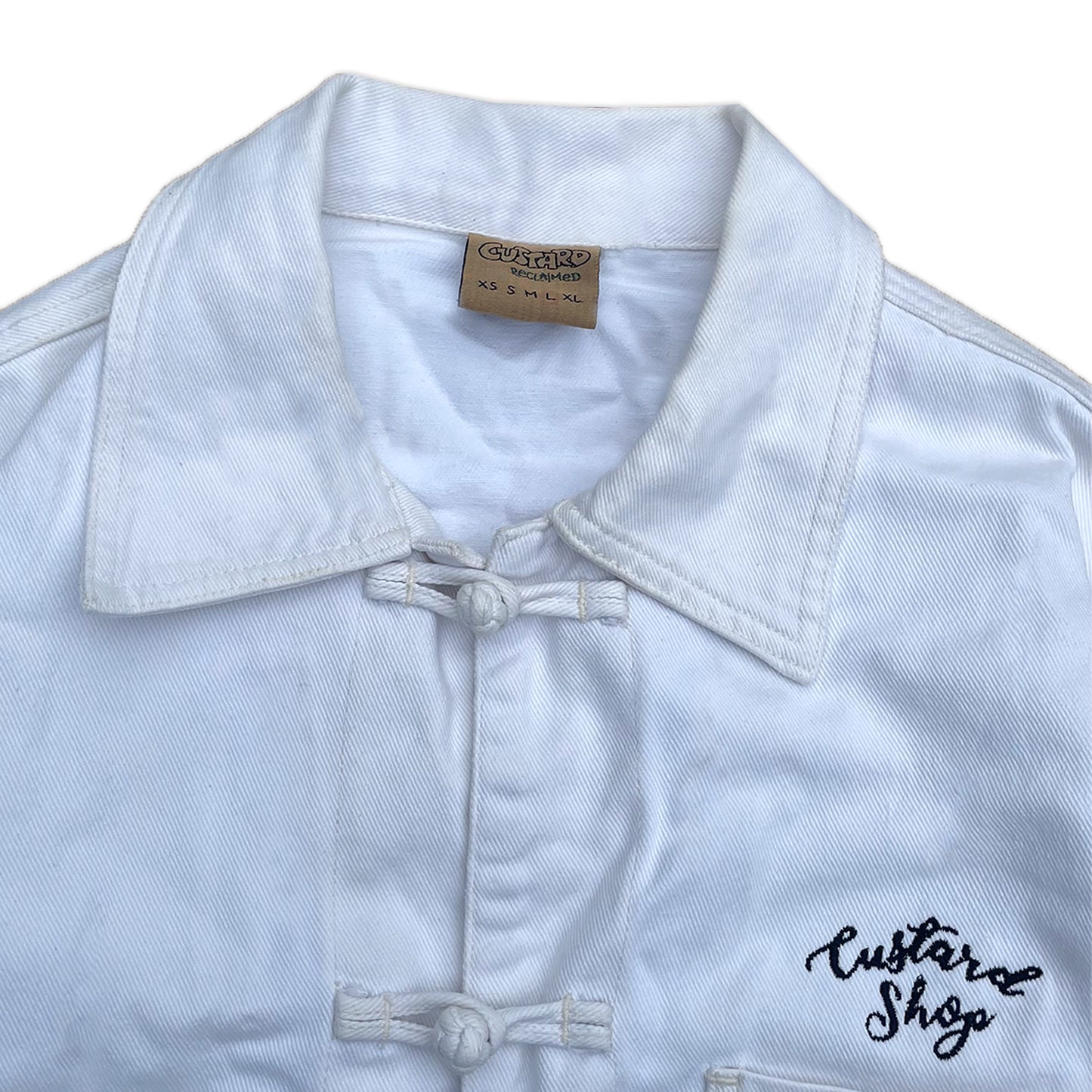 Custard Reclaimed Mandarin Chore Jacket | Size Large