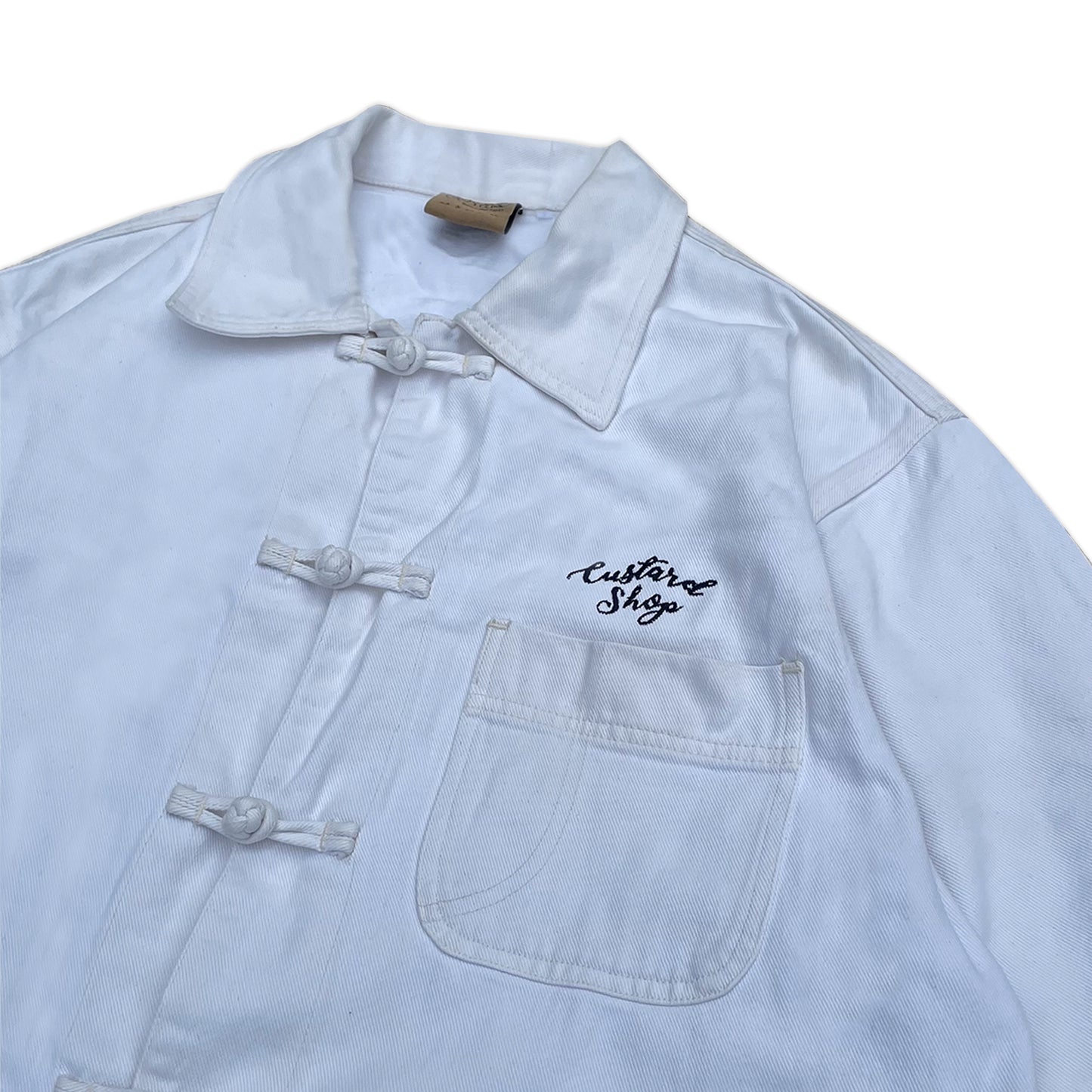 Custard Reclaimed Mandarin Chore Jacket | Size Large