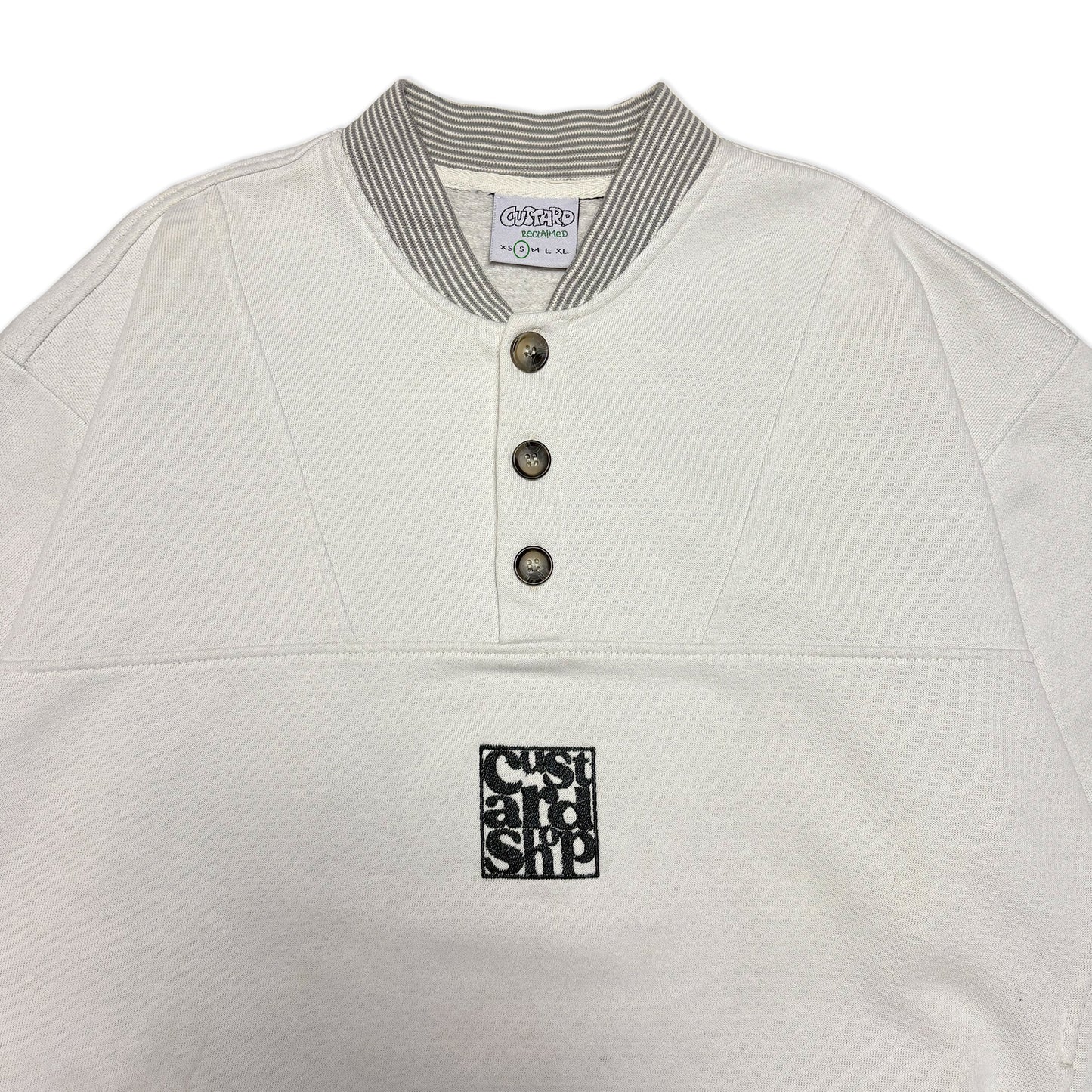 Custard Reclaimed Button Shirt | Size Small