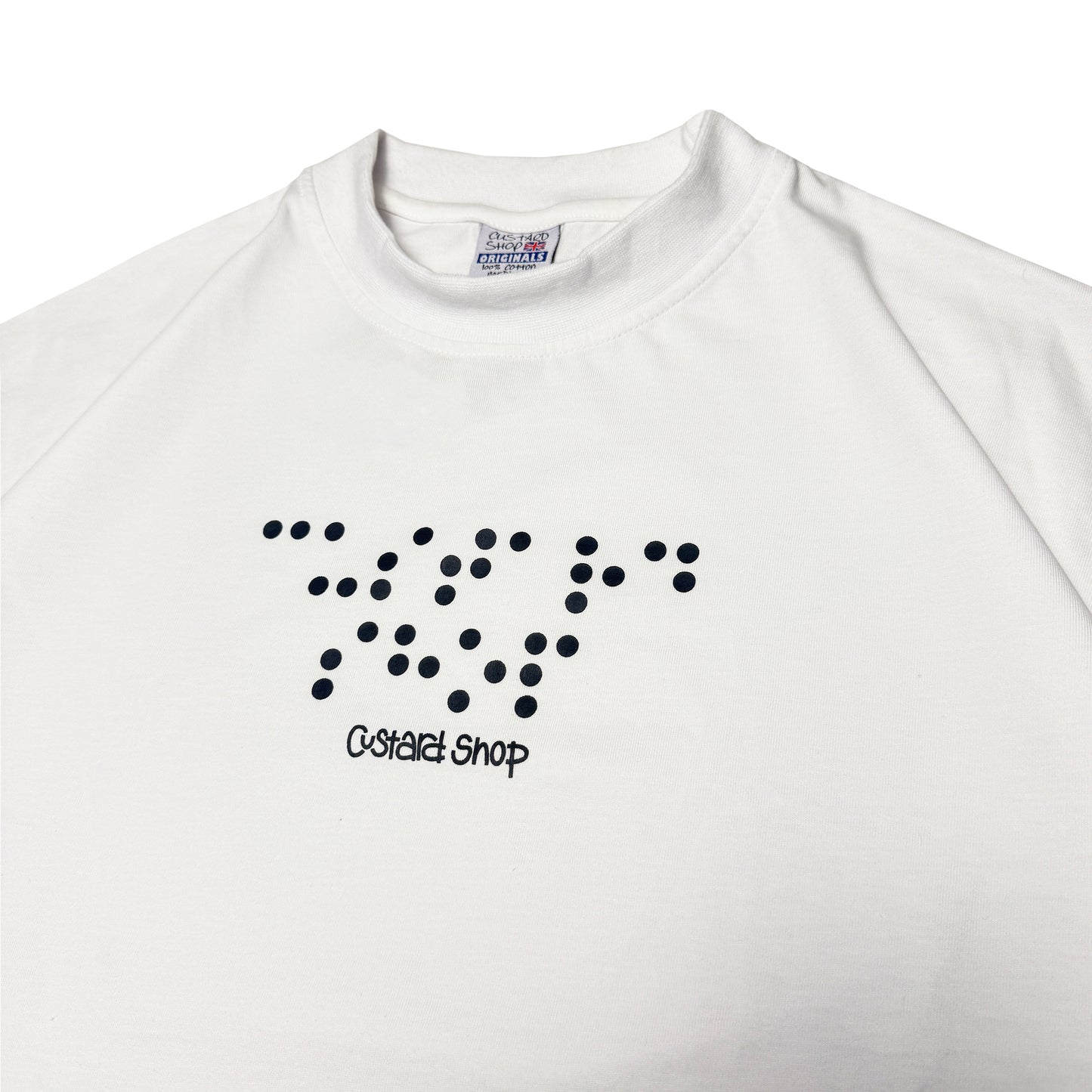 Lightweight Braille T-Shirt | White
