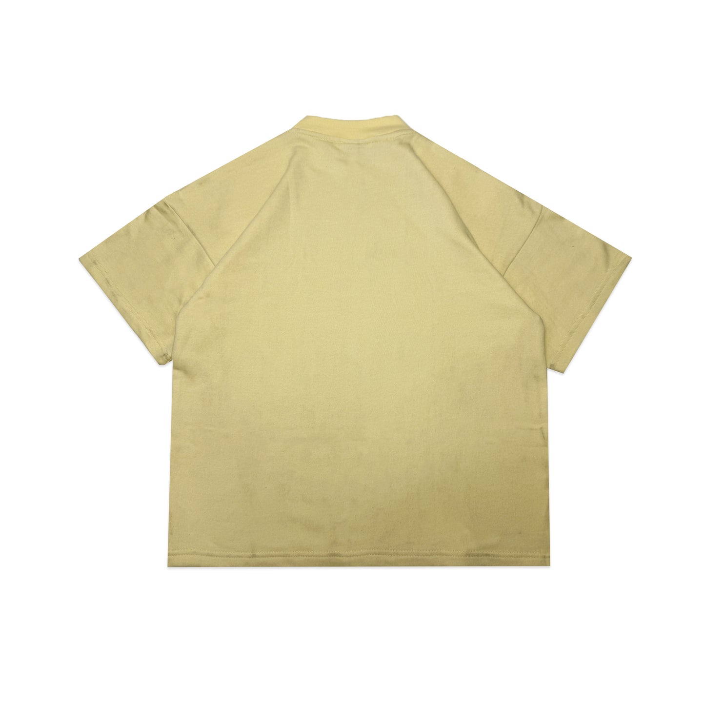 Heavyweight Graffiti Print T-Shirt | Pastel Yellow