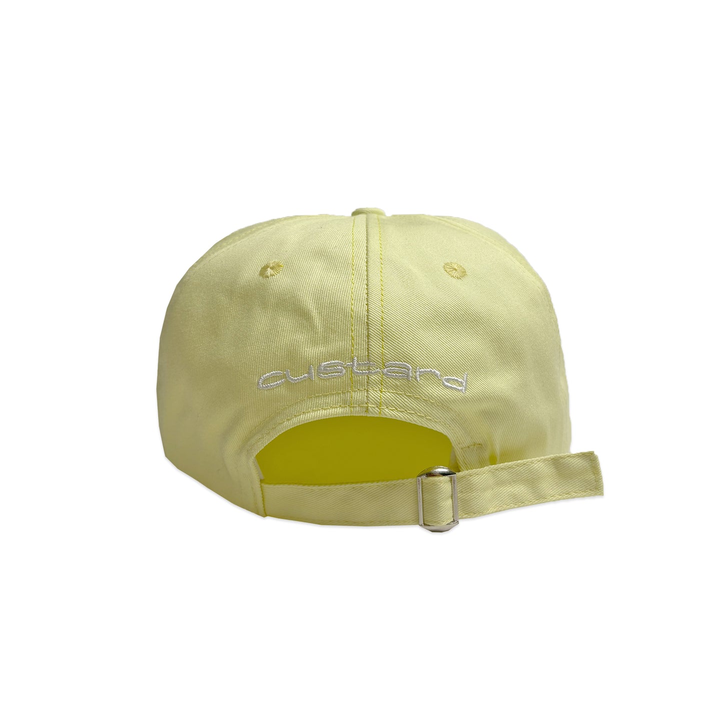 Pastel Yellow Cotton 6 Panel Initial Cap
