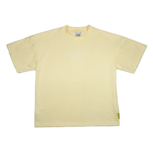 Heavyweight Block Print T-Shirt | Pastel Yellow