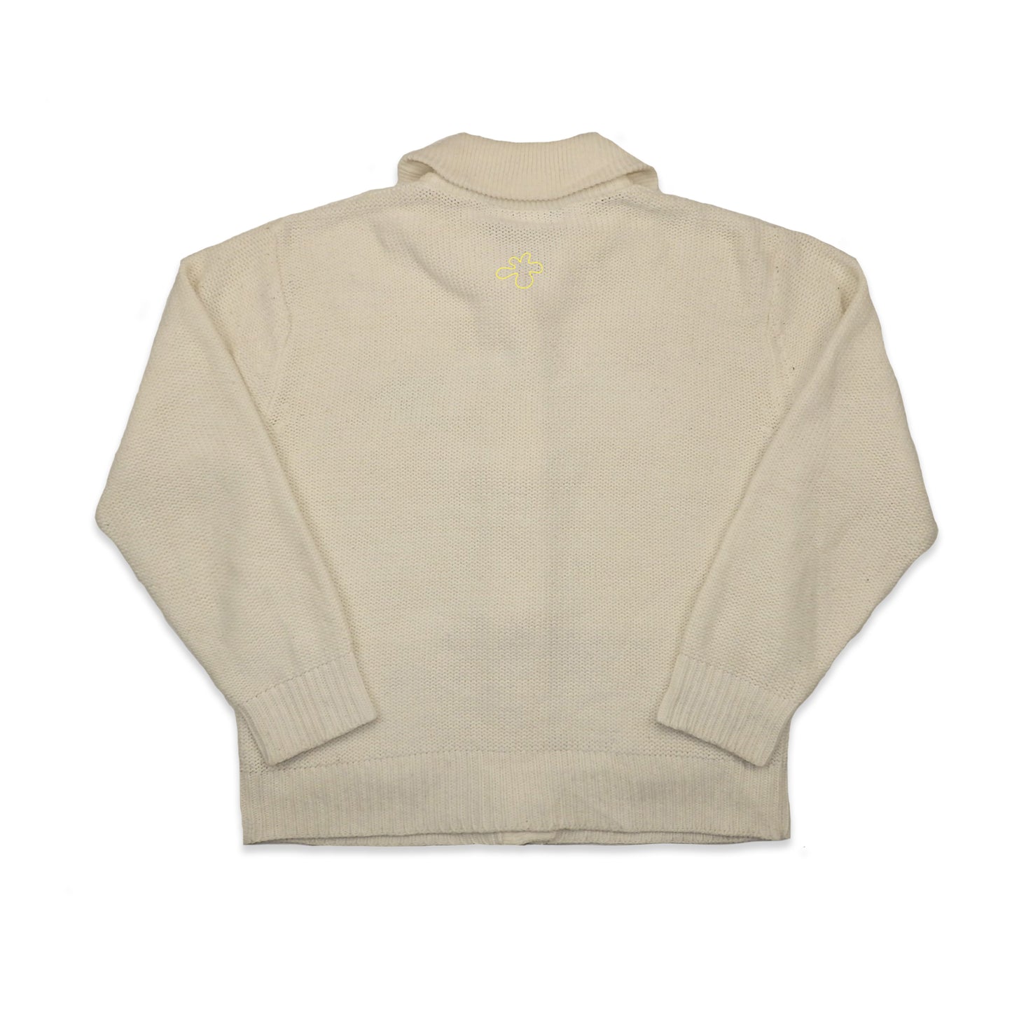 Custard Reclaimed Cream Cardigan | Size M/L