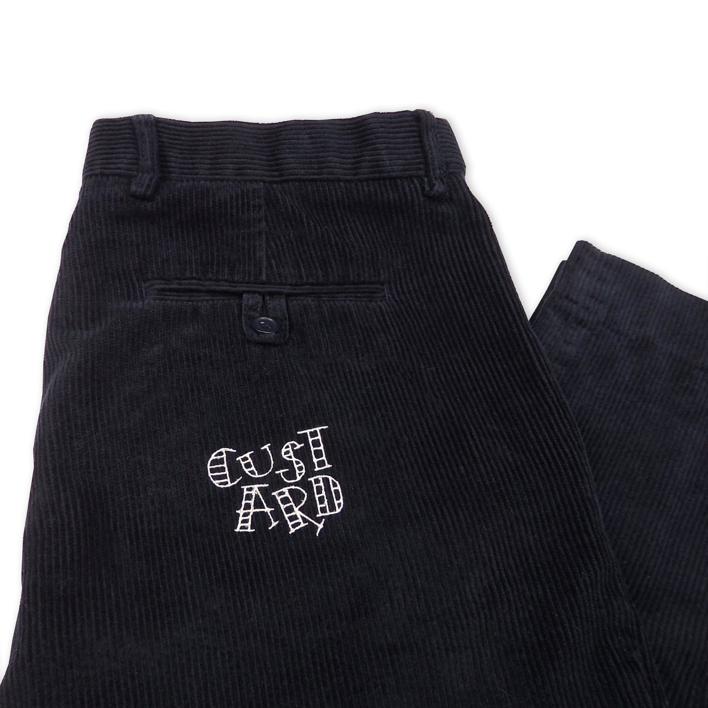 Custard Reclaimed Navy Corduroy Trousers | Size 34"