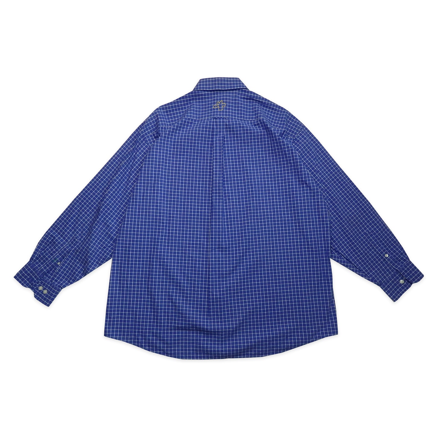 Custard Reclaimed L/S Check Shirt | Size Large