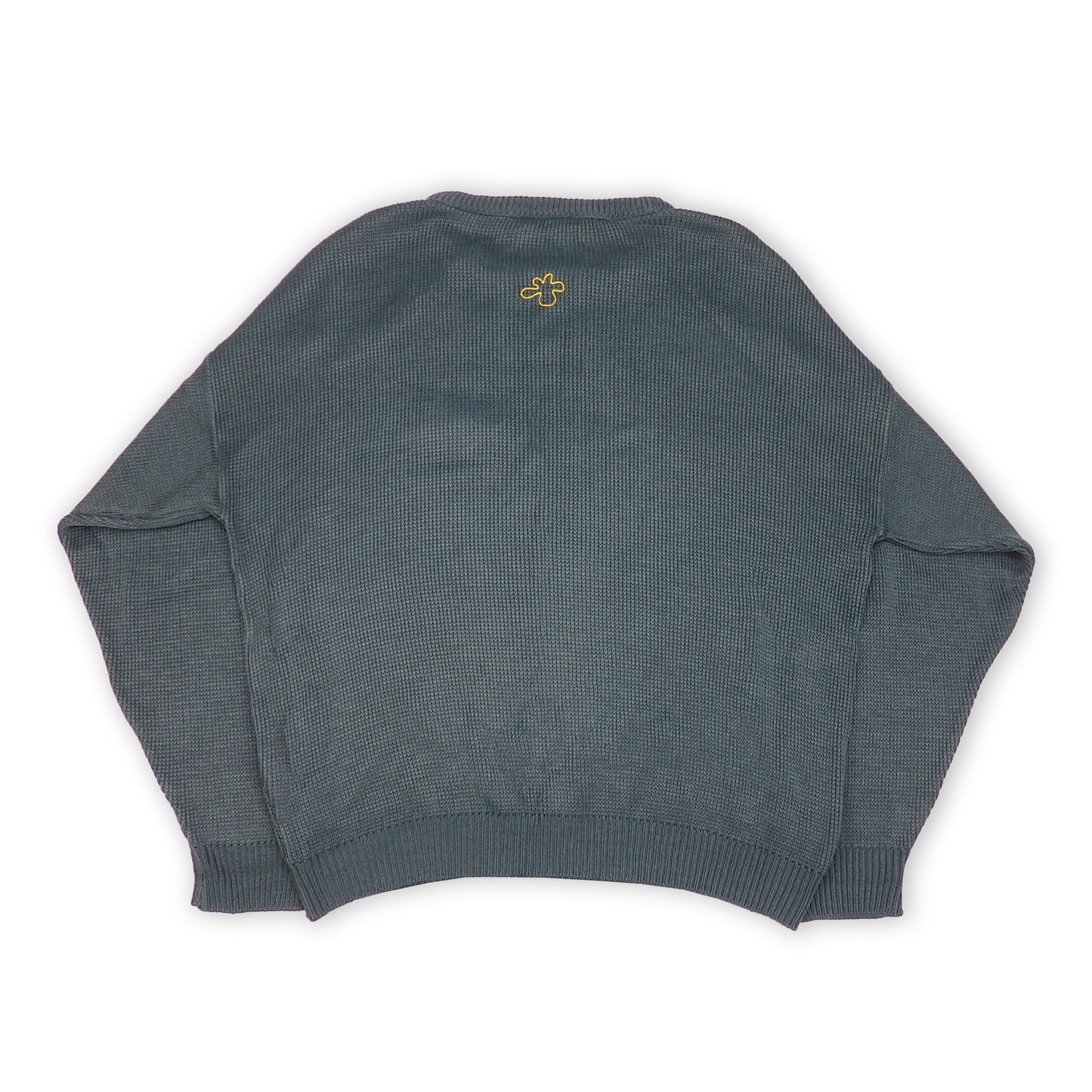 Custard Reclaimed Emerald Knit Jumper | Size Large