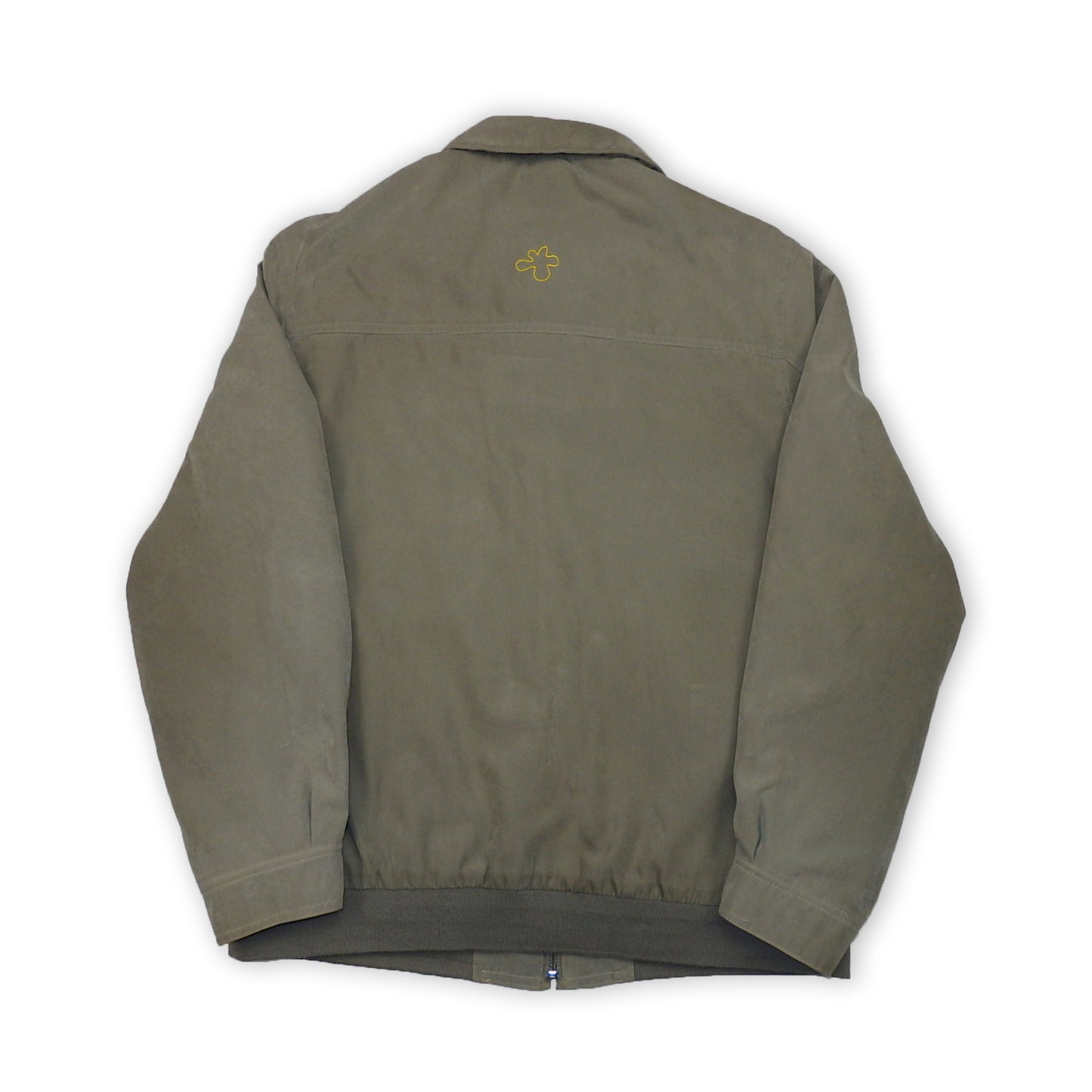 Custard Reclaimed Beige Full-Zip Chore Jacket | Size Large