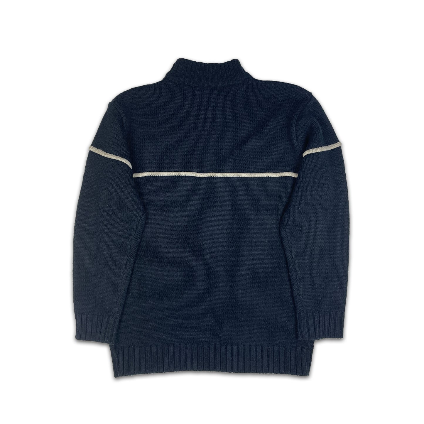 Custard Reclaimed High-Neck Jumper | Size Medium