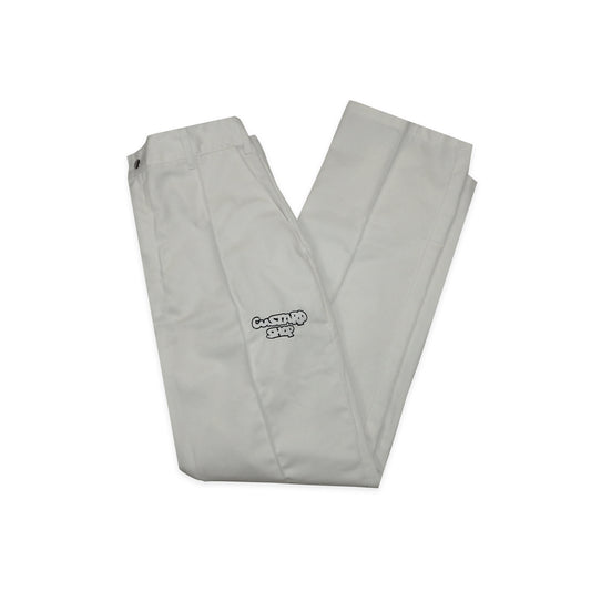 Custard Reclaimed White Worker Trousers | Size 30"