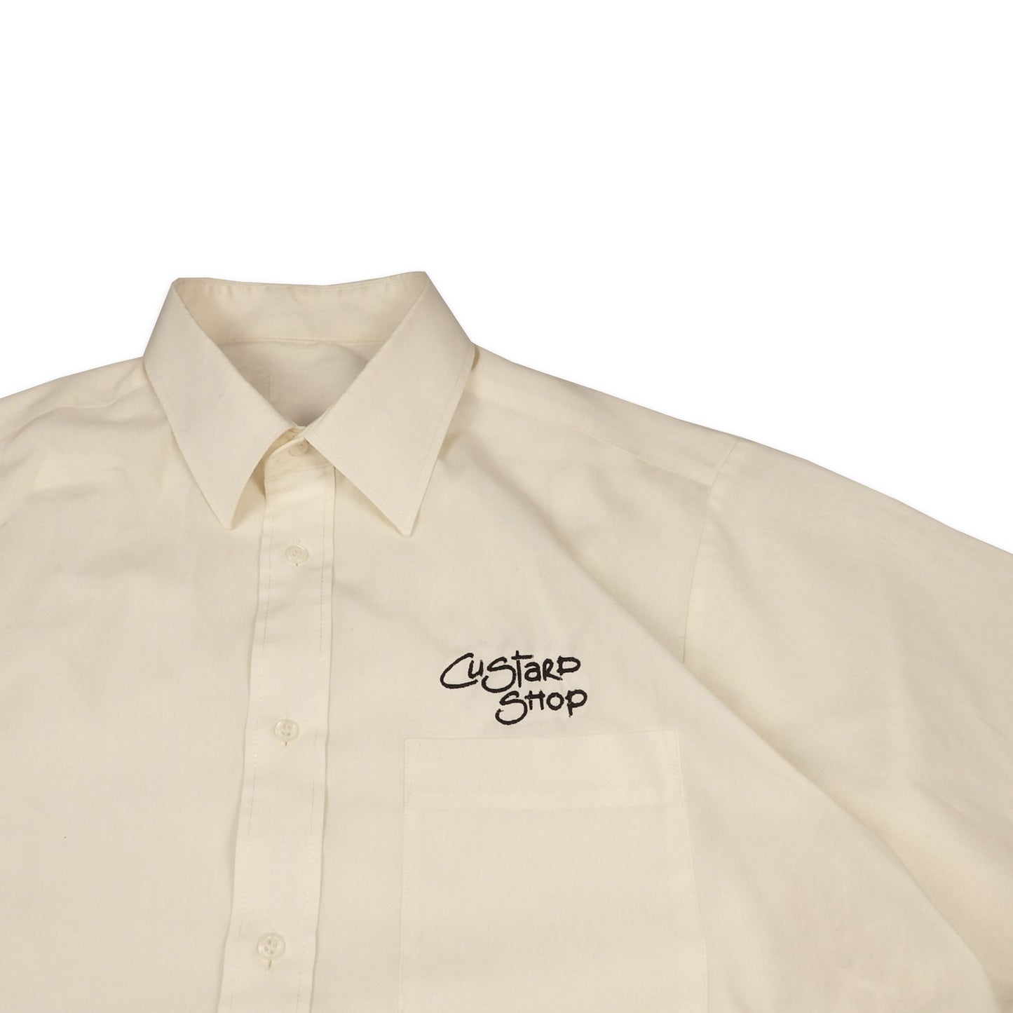 Custard Reclaimed Light Yellow Shirt | Size Medium