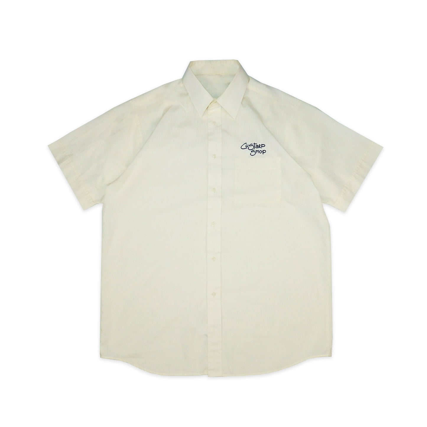 Custard Reclaimed Light Yellow Shirt | Size Medium