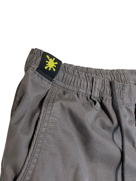 Custard Reclaimed Grey Cargo Trousers | Size 32"