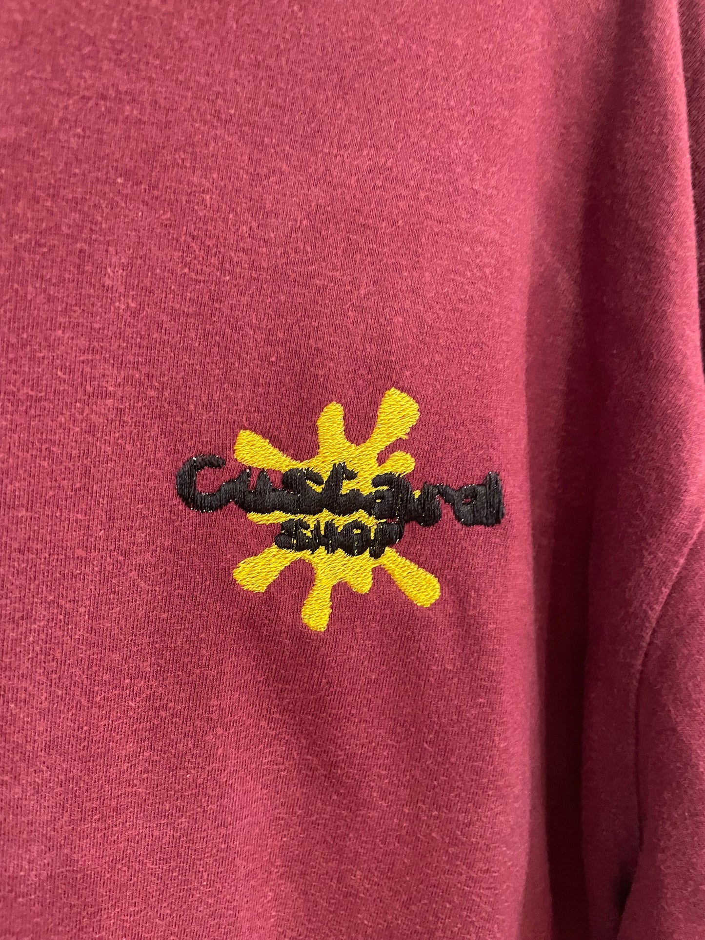 Custard Reclaimed Burgundy T-Shirt | Size XXL Custard Shop Official