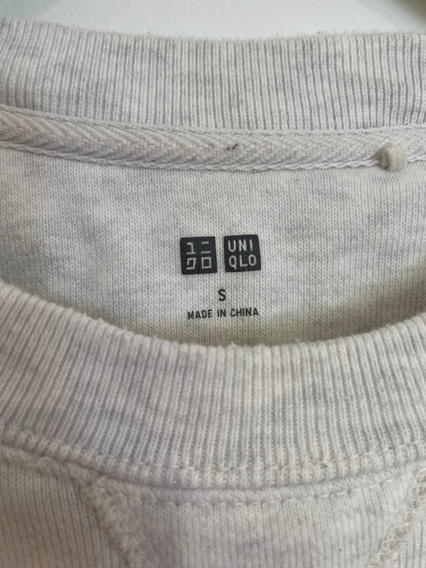 Custard Reclaimed Grey Embroidered Sweatshirt | Size Small Custard Shop Official