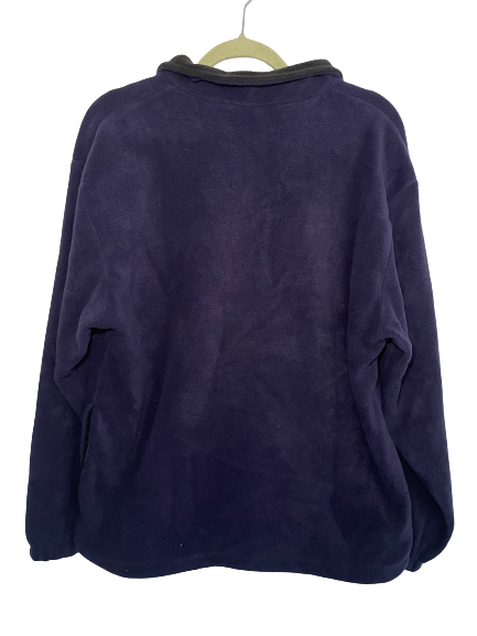 Custard Reclaimed Navy 1/4 Zip Fleece | Size Medium Custard Shop Official