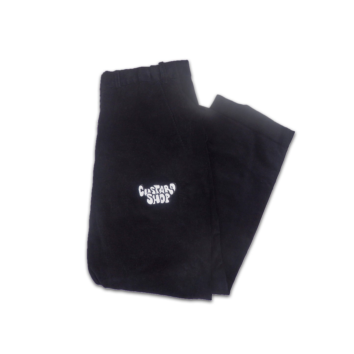 Custard Reclaimed Black Corduroy Trousers | Size 32"