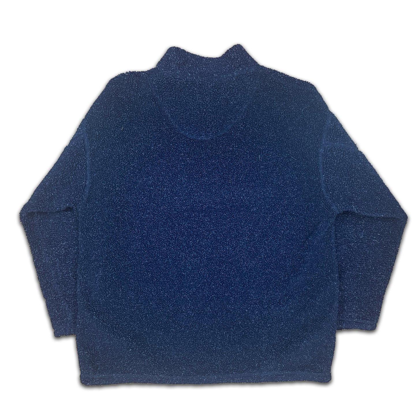 Custard Reclaimed Fleece High-Neck Jumper | Size Large