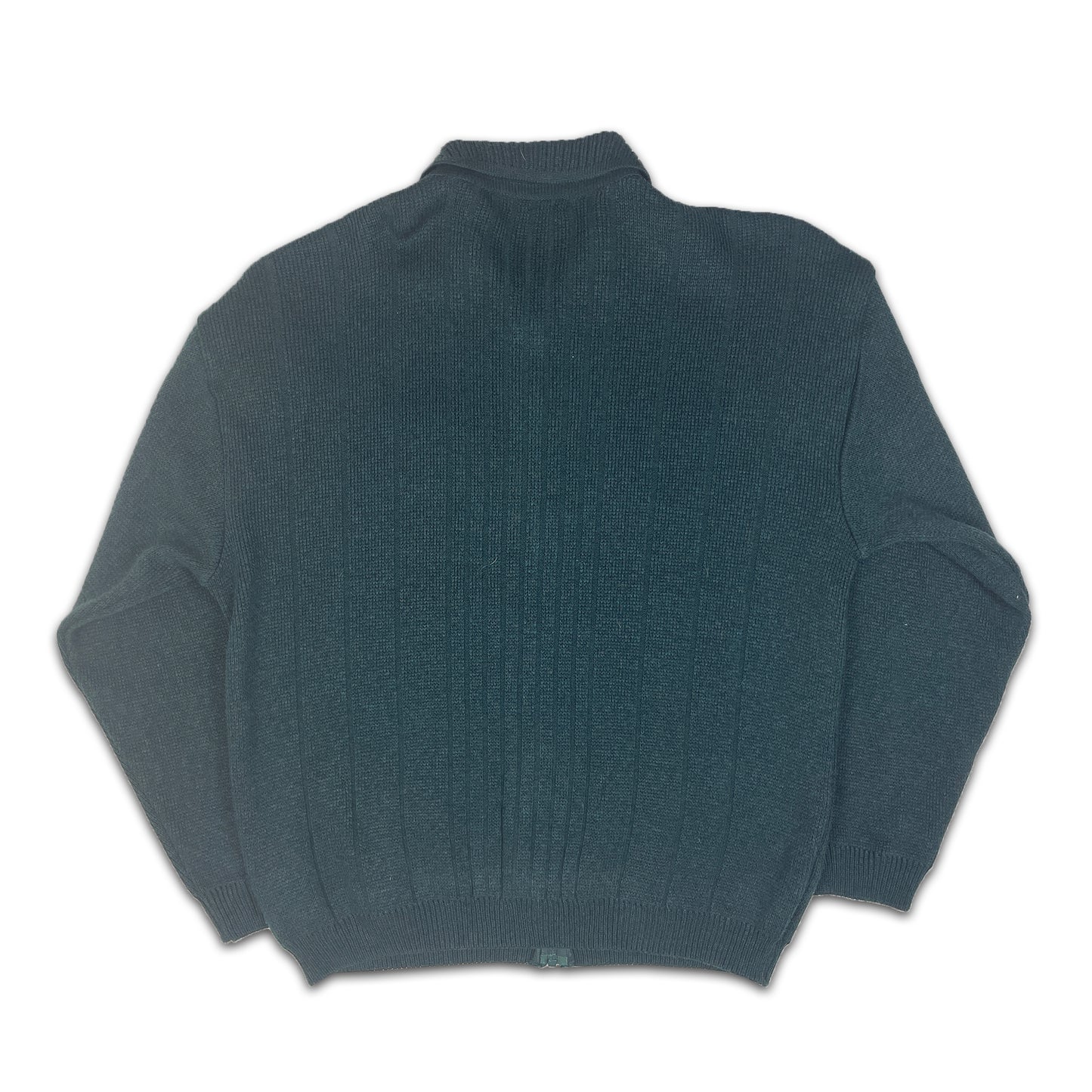 Custard Reclaimed Green Full-Zip Fleece | Size Large