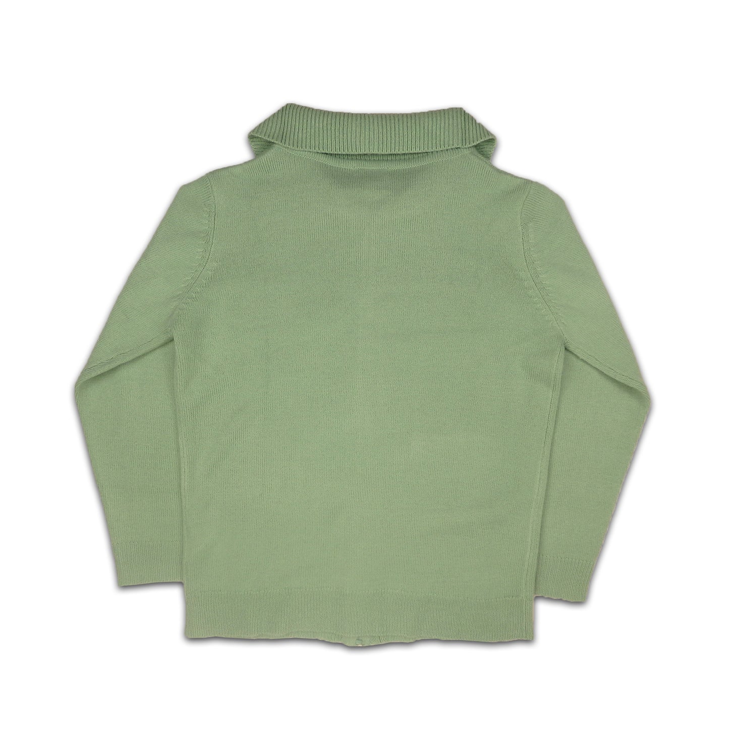 Custard Reclaimed Green Full-Zip Cardigan | Size Small