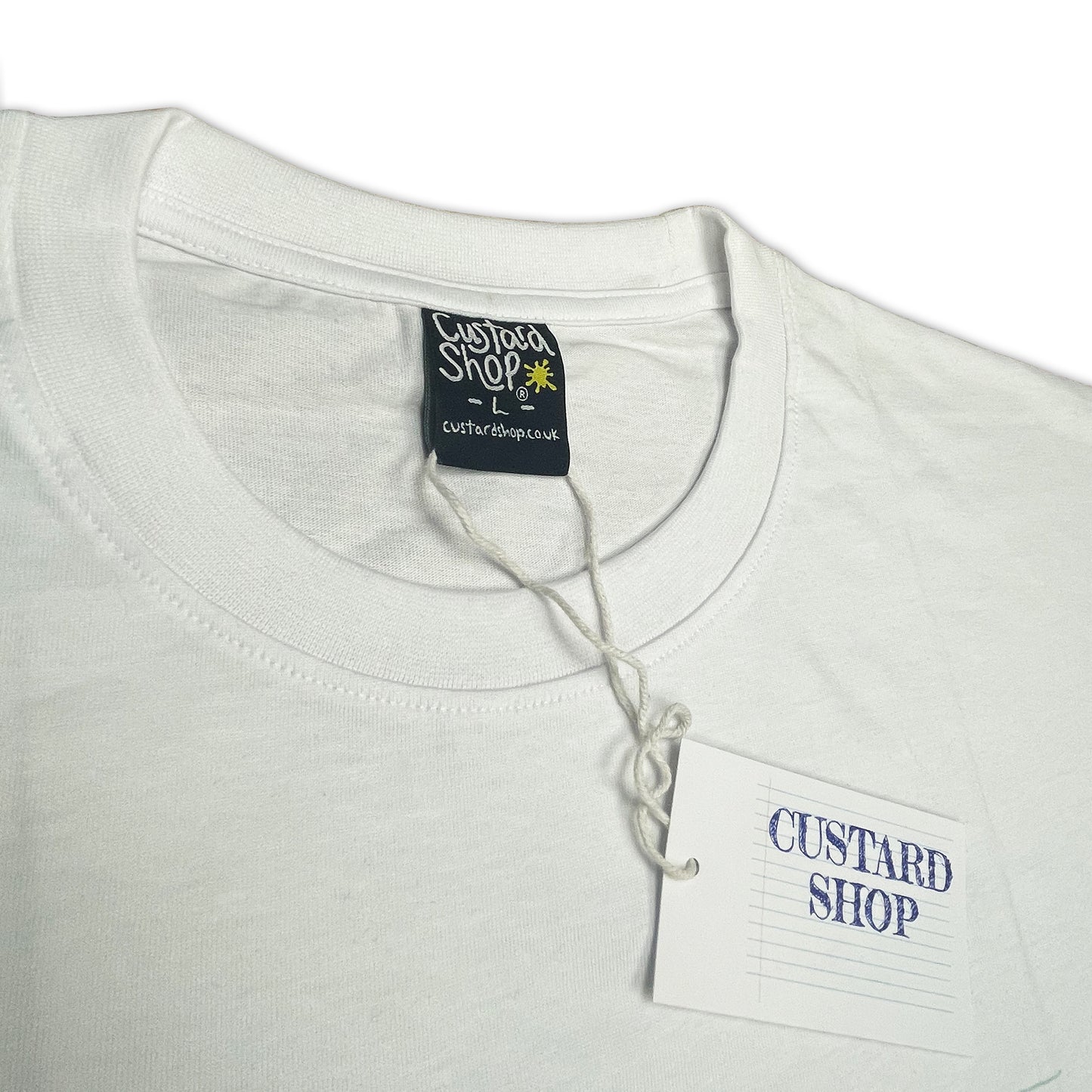 Biro Print T-Shirt | White