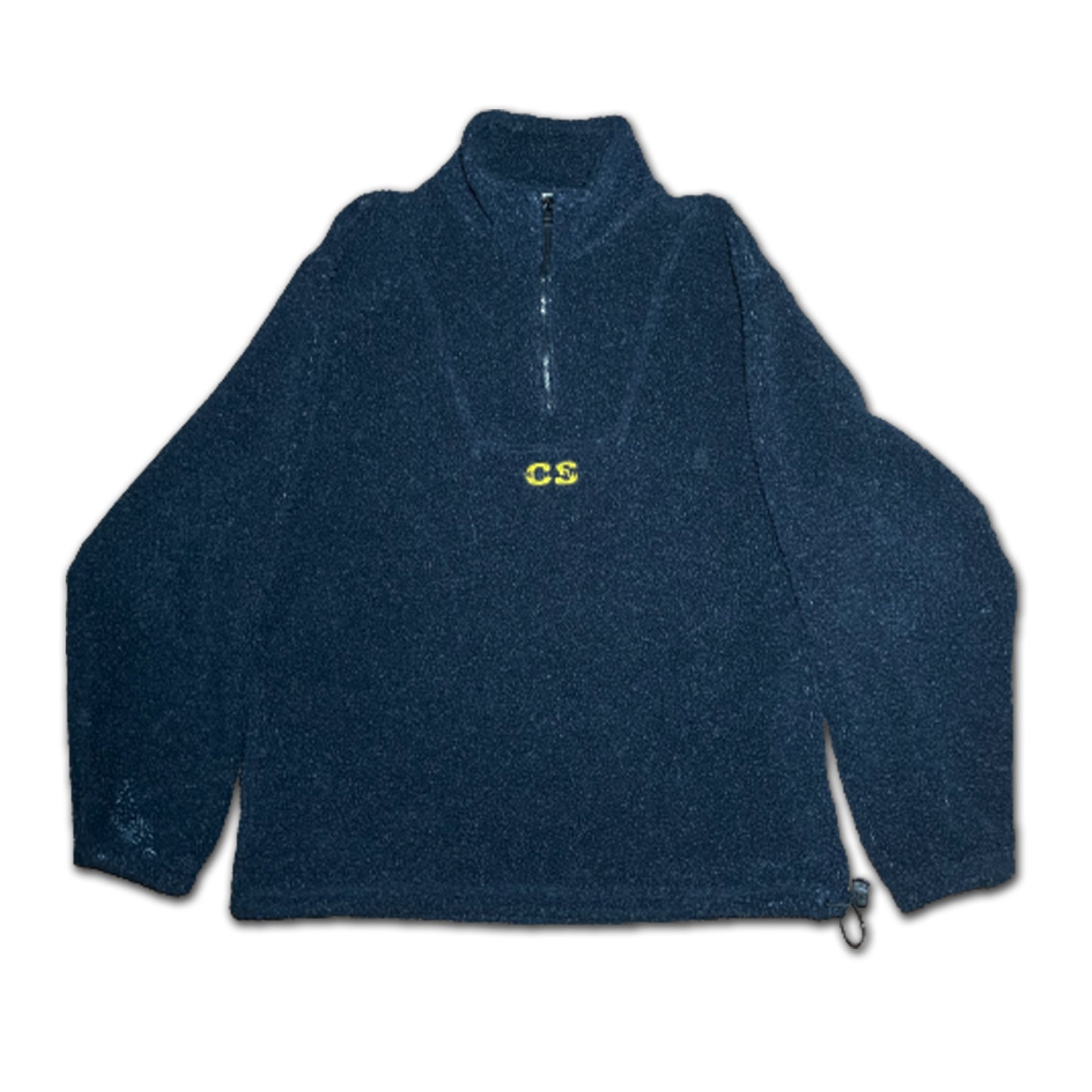 Custard Reclaimed Navy 1/4 Zip Fleece | Size XL Custard Shop Official