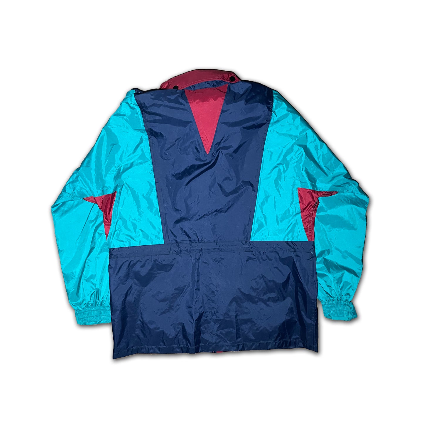 Custard Reclaimed Nylon Button Popper Jacket | Size Large