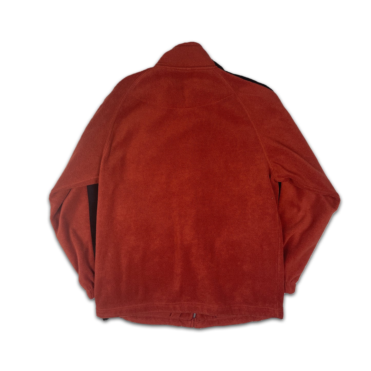 Custard Reclaimed Red Full-Zip Fleece | Size Medium