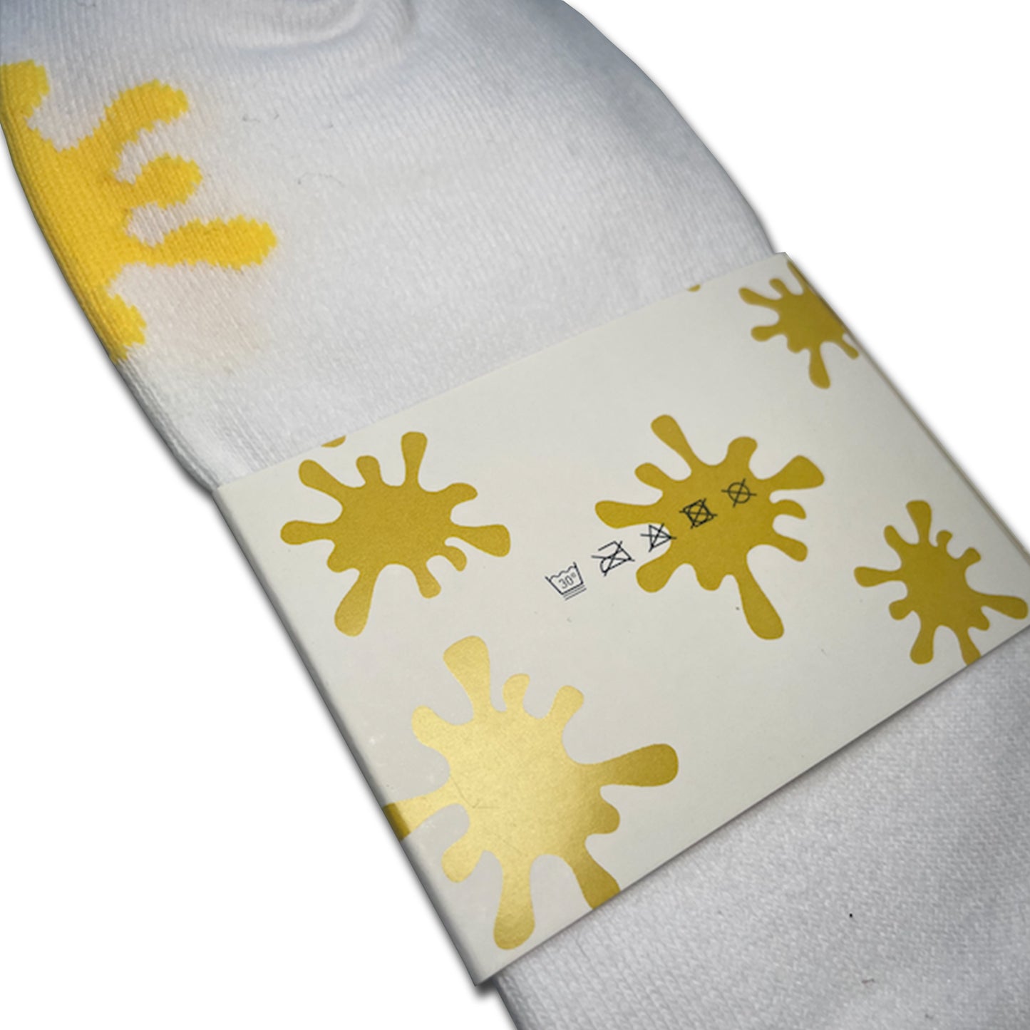 Custard Shop Splodge Socks | White Custard Shop Official