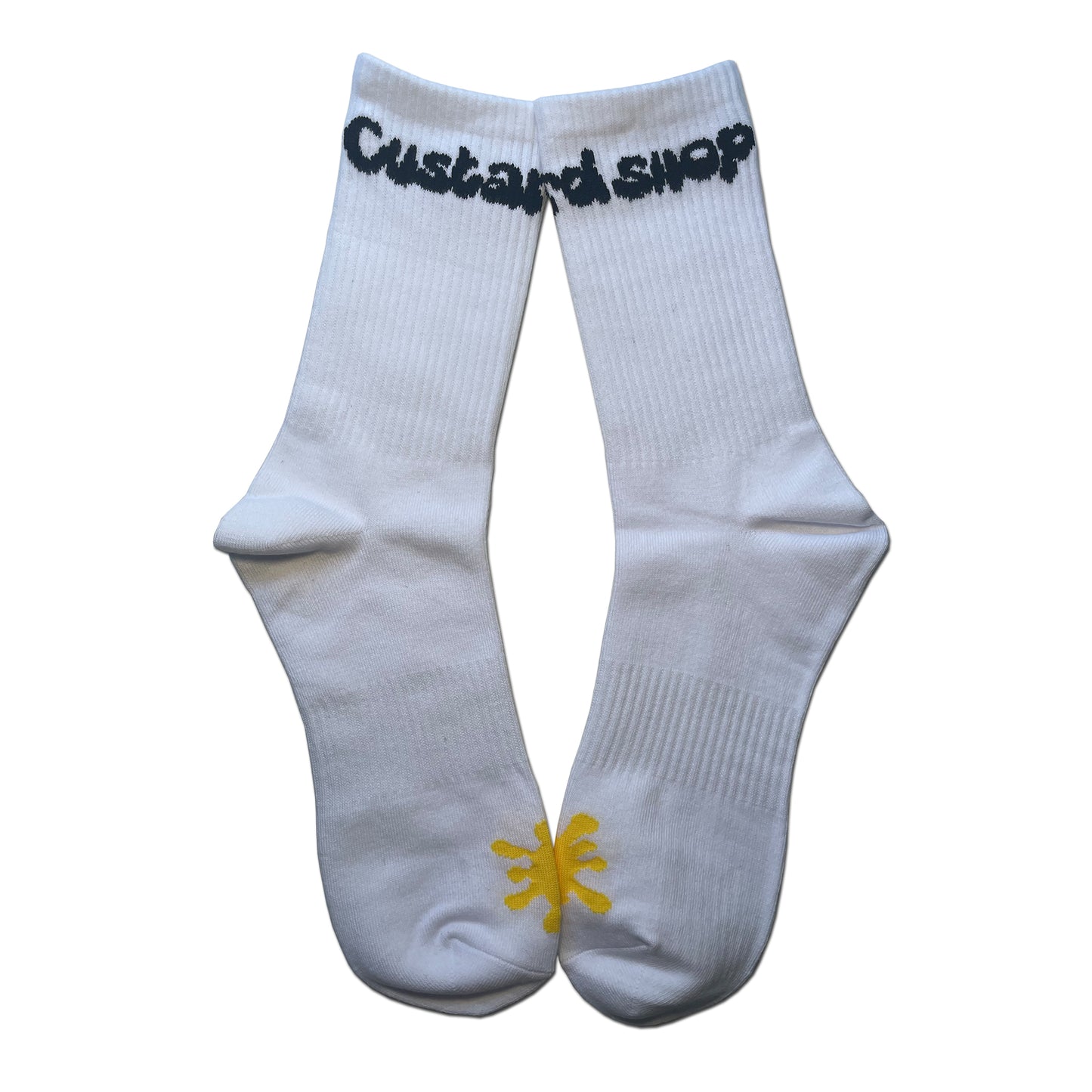 Custard Shop Splodge Socks | White Custard Shop Official