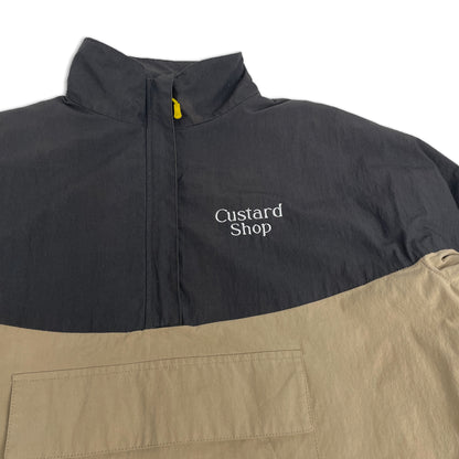 Custard Reclaimed Two-Tone Windbreaker | Size Medium