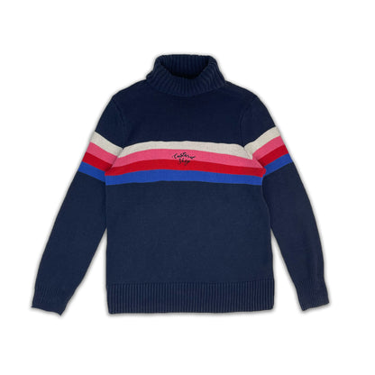 Custard Reclaimed Roll Neck Jumper | Size Small